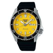 Seiko 5 Redux Ki-Iro Yellow Dial Divers Style Watch SRPL87K1