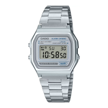 Casio Steel Retro Classic Silver Frame Watch A158WEA-7EF