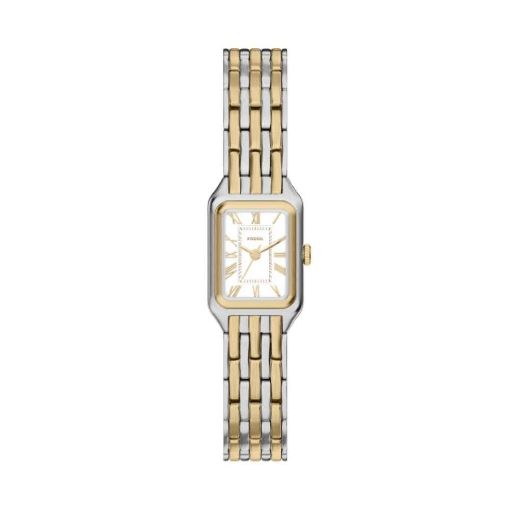 ES5468 Fossil ladies raquel 2 tone bracelet watch front image ES5468 Fossil ladies raquel 2 tone bracelet watch front image