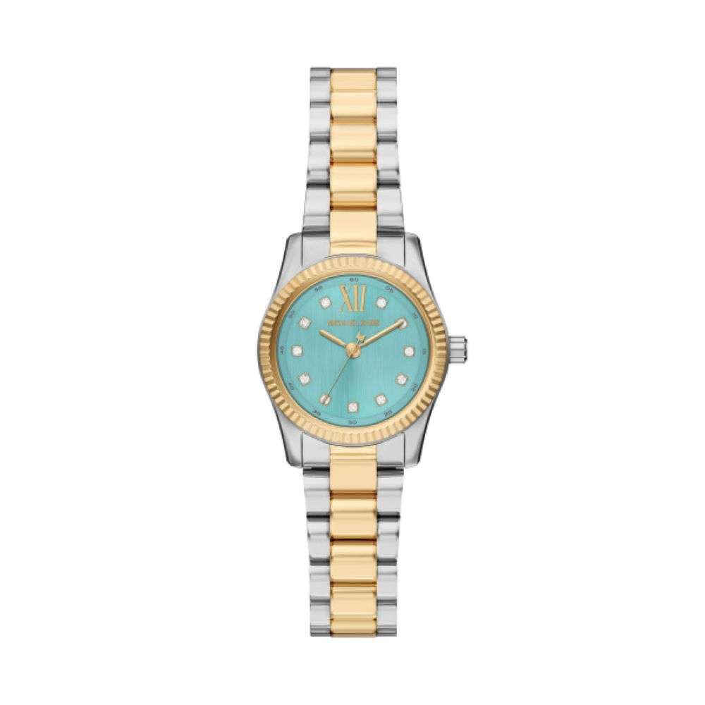 MK7579 michael kors lexington torquoise dial ladies watch front image MK7579 michael kors lexington torquoise dial ladies watch front image