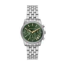 Michael Kors Ladies Bryant Steel Green Dial Watch MK7583