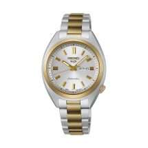 Seiko 5 Automatic Hebitana Gold Steel Watch SRE024K1