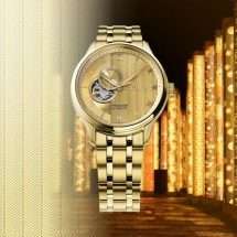 Seiko Presage Mens Zen Kyoto Gold Watch SSA468J1