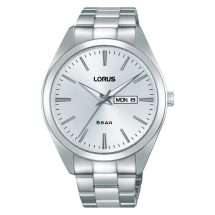 Lorus Mens Steel Silver Analogue Watch RJ663AX9