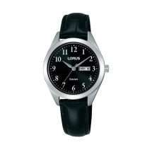 Lorus Womens Steel Case Leather Strap Watch RN805AX9