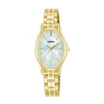 Lorus Womens Gold Oval Case Watch RRX88JX9