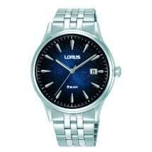 Lorus Mens Steel Case Blue Dial Watch RS905EX9