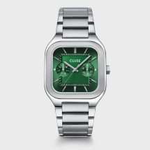 Cluse Mens Quadrus Steel Multi Function Watch CW26202