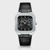 Cluse Mens Quadrus Steel Multi Function Watch CW26203