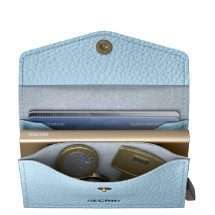 Secrid Envelope Ice Blue Pebble Leather Wallet EPE-IceBlue