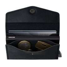 Secrid Envelope Black Vintage Coin Pouch Leather Wallet EV-Black