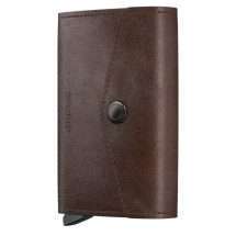 Secrid Envelope Chocolate Coin Pouch Leather Wallet EV-Chocolate