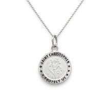 Sterling Silver 14mm St. Christopher Medal
