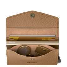 Secrid Envelope Cappuccino Pebble Leather Wallet EPE-Cappuccino