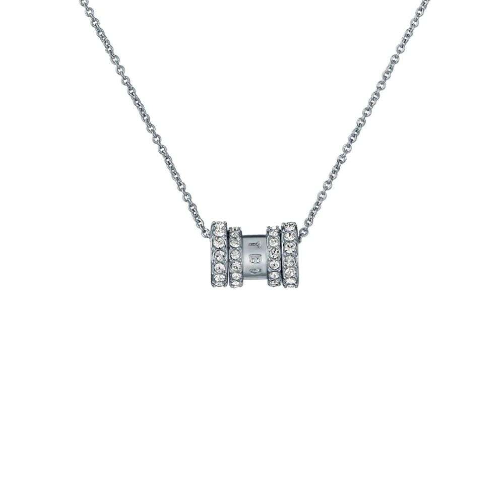 TBJ4083-01-02 ted baker romie crystal roll multi pendant necklace silver tone clear crystal close image TBJ4083-01-02 ted baker romie crystal roll multi pendant necklace silver tone clear crystal close image