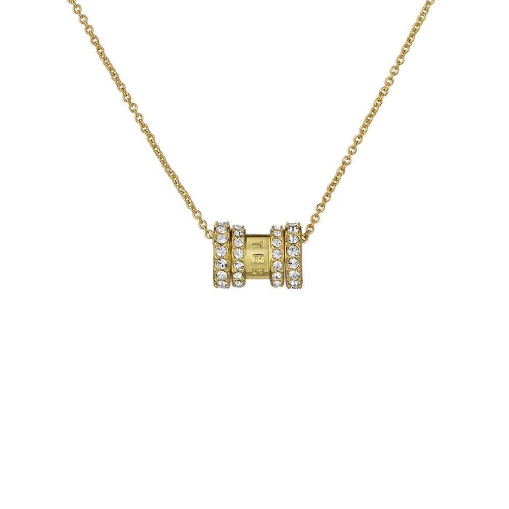 TBJ4083-02-02 ted baker romie crystal roll multi pendant necklace gold tone clear crystal close image TBJ4083-02-02 ted baker romie crystal roll multi pendant necklace gold tone clear crystal close image