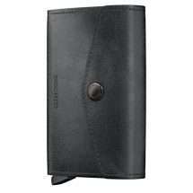 Secrid Envelope Black Vintage Coin Pouch Leather Wallet EV-Black