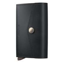 Secrid Envelope Black Coin Pouch Leather Wallet EOR-Black