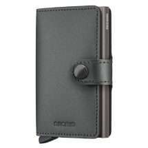 Secrid Matte Satin Steel Leather Wallet MMS-Steel