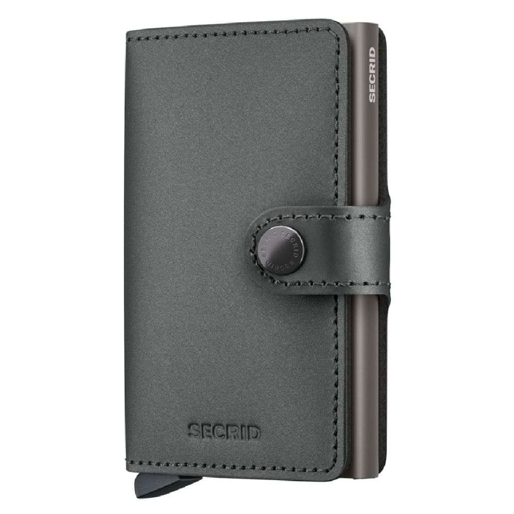 mms-satin-secrid miniwallet matte satin steel front image mms-satin-secrid miniwallet matte satin steel front image