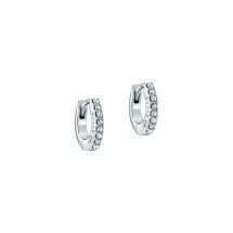 Ted Baker Hettie Silver Tone 10mm Hoop Earrings TBJ4161-01-02