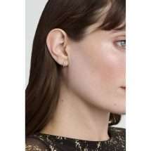 Ted Baker Hettie Silver Tone 10mm Hoop Earrings TBJ4161-01-02