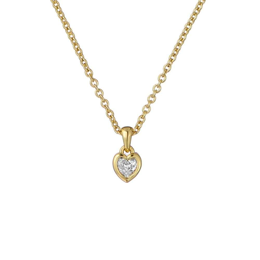 tbj4170-02-02 ted baker gold tone Harlow Mini Crystal Heart Pendant Necklace pendant image tbj4170-02-02 ted baker gold tone Harlow Mini Crystal Heart Pendant Necklace pendant image