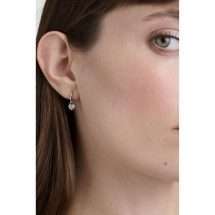 Ted Baker Harper Silver Mini Heart Huggie Earrings TBJ4173-01-02