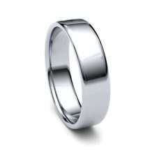Argentium 5mm Soft Court Wedding Ring
