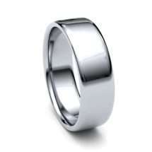 Argentium 6mm Soft Court Wedding Ring