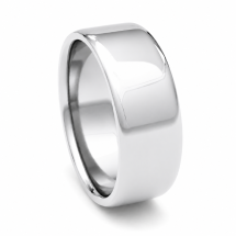 Argentium 7mm Soft Court Wedding Ring