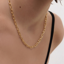 Burren 18K Gold Plated Golden Apology Chain C1601