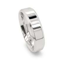 Palladium Men’s 6mm Flat Court Polished Wedding Ring