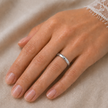 Platinum Classic 3mm Traditional Court Wedding Ring
