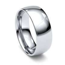 Platinum 7mm Traditional Court Wedding Ring