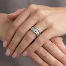 Sterling Silver 7.4mm Claddagh Centre Celtic Wedding Ring