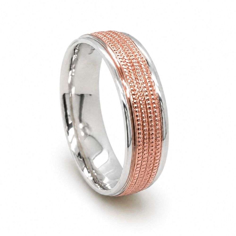 SL9R6MMDC133-Silver-6mm-flat-court-wedding-ring-with-9ct-rose-gold-rope-weave-centre-front-image SL9R6MMDC133-Silver-6mm-flat-court-wedding-ring-with-9ct-rose-gold-rope-weave-centre-front-image