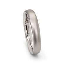 Titanium Men's 4mm Traditional Court Matt Finish Ring