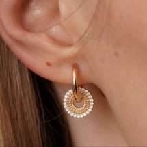 Burren 18K Gold Plated Call Me Maybe Earrings E1621