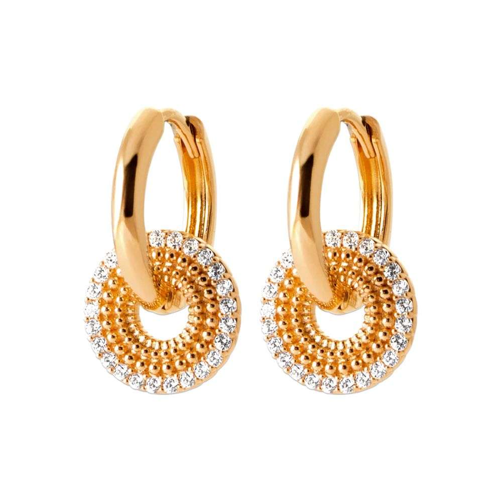 e1621-Burren-Jewellery-call-me-maybe-18k-gold-plated-circular-cz-stone-earring-front-image e1621-Burren-Jewellery-call-me-maybe-18k-gold-plated-circular-cz-stone-earring-front-image