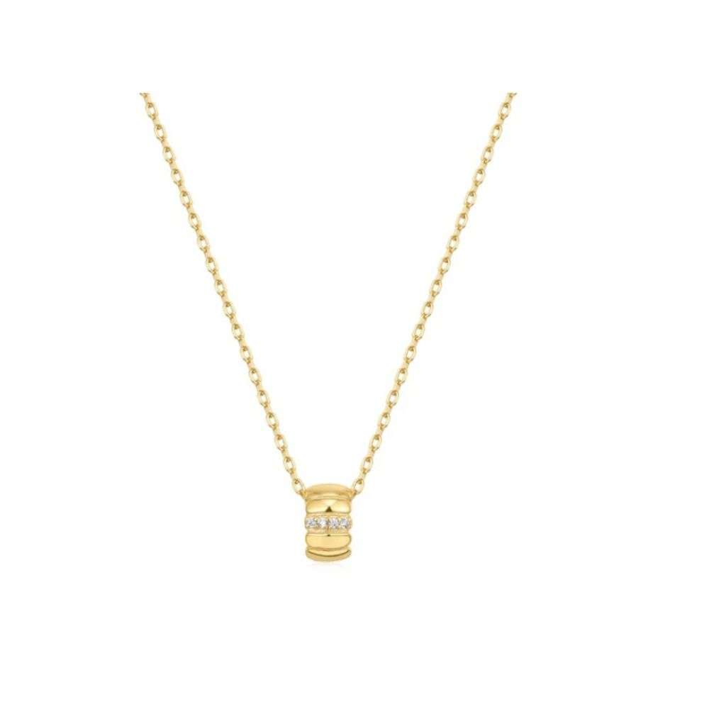 n1578-burren-jewellery-fever-dream-18k-gold-plated-classic-dainty-cz-stone-pendant-front-image