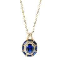 Burren 18K Gold Plated Brightwell Pendant P1589