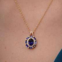 Burren 18K Gold Plated Brightwell Pendant P1589