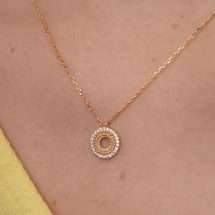 Burren 18K Gold Plated Call Me Maybe Pendant P1621
