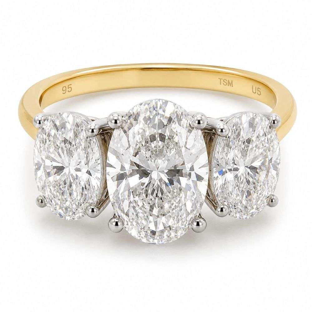 91728R350OLG-18Y-18ct-yellow-gold-2.00ct-oval-cut-lab-diamond-and-1.50pts-oval-sides-3-stone-front-image