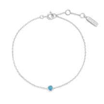 Ania Haie Silver Turquoise CZ Station Bracelet B073-01H
