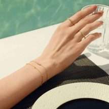Ania Haie Gold Silver Starlit Drops Bezel CZ Bracelet B074-02G