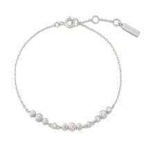 Ania Haie Silver Luna Gaze Grad Bezel Trios Bracelet B075-06H