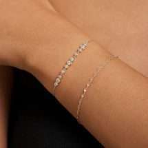 Ania Haie Silver Luna Gaze Grad Bezel Trios Bracelet B075-06H