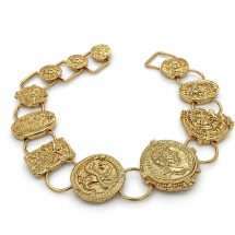Newbridge Silverware Gold Coin Charm Bracelet BR1832